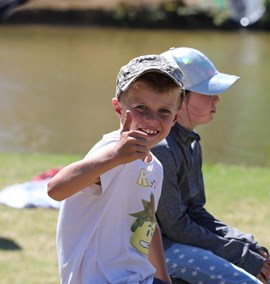 Louis Vialoux enjoying year 5 camp